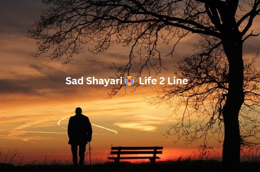 Sad Shayari😭 Life 2 Line